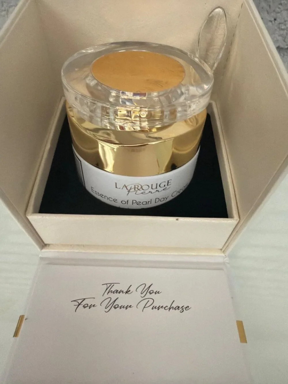 La Rouge Pierre Crystal Illuminating Eye Serum & Essence of Pearl Day Cream Set